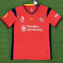 2023/24 Adelaide United Home Red Fans Soccer Jersey 阿德莱德联