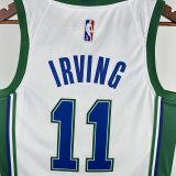 Mavericks IRVING #11 White City Edition 75th NBA Jerseys 75周年