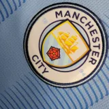 STONES #5 Man City 1:1 Home Blue Fans Jersey 2023/24 (UCL Font) ★★