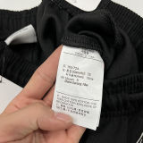 2024/25 Nk~ Black Pure Cotton Sports Trousers Zipper style