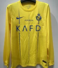 2023/24 Al Nassr Home Yellow Fans Long Sleeve Jersey