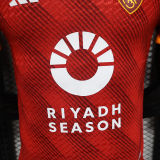 2024 Roma ASR Originals Red Player Version Soccer Jersey 有胸前新新广
