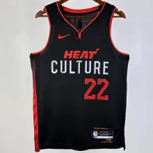 2023/24 Miami Heat BUTLER #22 Black City Edition NBA Jerseys