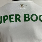 2024 Sporting CP Lisbon White Player Version Soccer Jersey 里斯本