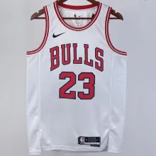 2023/24 Bulls JORDAN #23 White NBA Jerseys 热压