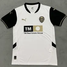 2024/25 Valencia Home White Fans Soccer Jersey