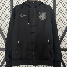 2024/25 Corinthians Black Windbreaker