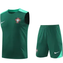 2025 Portugal Green Vest Training Jersey(A Set)