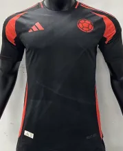 2024/25 Colombia Away Black Player Version Soccer Jersey