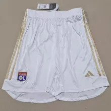 2023/24 Lyon Home White Shorts Pants