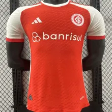 2024/25 Internacional Home Red Player Version Soccer Jersey