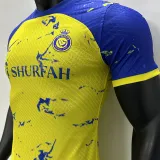 2023/24 Al Nassr Classic Edition Yellow Player Version Jersey