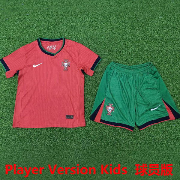2024/25 Portugal Home Player Version Kids Jersey 球员版童装