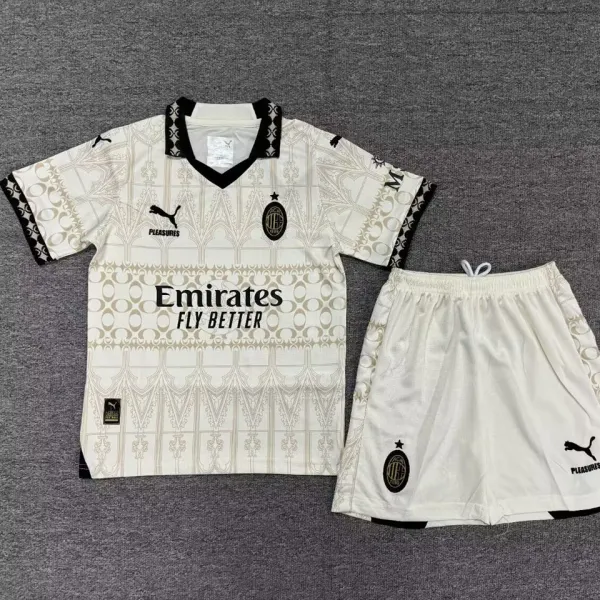 2023/24 AC Milan x PUMA x Pleasures 4Th Kids Soccer Jersey