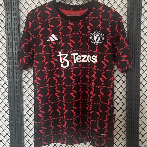 2024/25 M Utd Red Black Fans Training Jersey