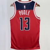 2023/24 Wizards POOLE #13 Red Away NBA Jerseys