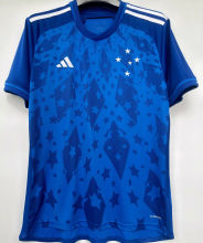 2024/25 Cruzeiro 1:1 Quality Home Blue Fans Jersey