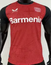 2024/25 LeverKusen Home Red Player Version Soccer Jersey