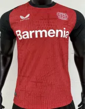 2024/25 LeverKusen Home Red Player Version Soccer Jersey