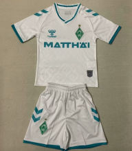 2023/24 Werder Bremen Away Kids Soccer Jersey