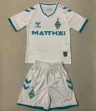 2023/24 Werder Bremen Away Kids Soccer Jersey
