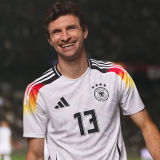 MÜLLER #13 Germany Home White Fans Soccer Jersey 2024/25 ★★