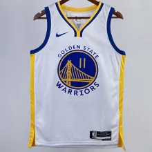 2023/24 Warriors THOMPSON #11 White NBA Jerseys