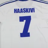 1982 Finland Home White Retro Soccer Jersey