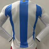 2024/25 Argentina Home Player Version Long Sleeve Jersey (Have FlFA World Champion 2022 有胸前章)