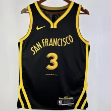 2023/24 Warriors PAUL #3 Black City Edition NBA Jerseys
