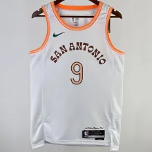 2023/24 Spurs PARKER #9 White City Edition NBA Jerseys