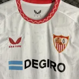 2024/25 Sevilla FC Home White Fans Soccer Jersey