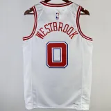 2023/24 Rockets WESTBROK #0 White City Edition NBA Jerseys