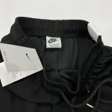 2024/25 Nk~ Black Pure Cotton Sports Trousers Zipper style
