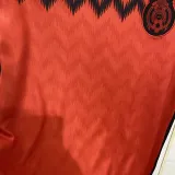 2014 Mexico Away Orange Retro Soccer Jersey