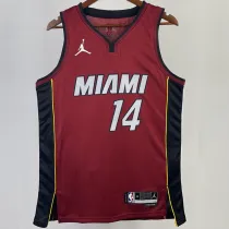 2023/24 Miami Heat HERRO #14 Red NBA Jerseys 热压