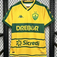 2024/25 Cuiabá Home Yellow Fans Soccer Jersey 库亚巴体育
