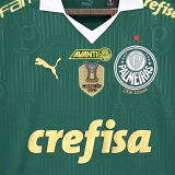 2024/25 Palmeiras 1:1 Quality Home Fans Jersey (All Sponsor 全广告)