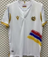 2024/25 Armenia Away White Fans Soccer Jersey