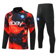 2024/25 Napoli Red Black Sweater Tracksuit
