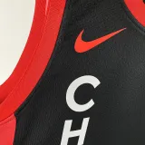 2023/24 Bulls RODMAN #91 Black City Edition NBA Jerseys 热压