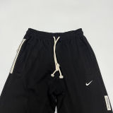 2024/25 Nk~ Black Pure Cotton Sports Trousers Zipper style