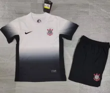 2024/25 Corinthians Home White Kids Soccer Jersey