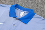 2024/25 In Milan Light Blue POLO Training Tracksuit