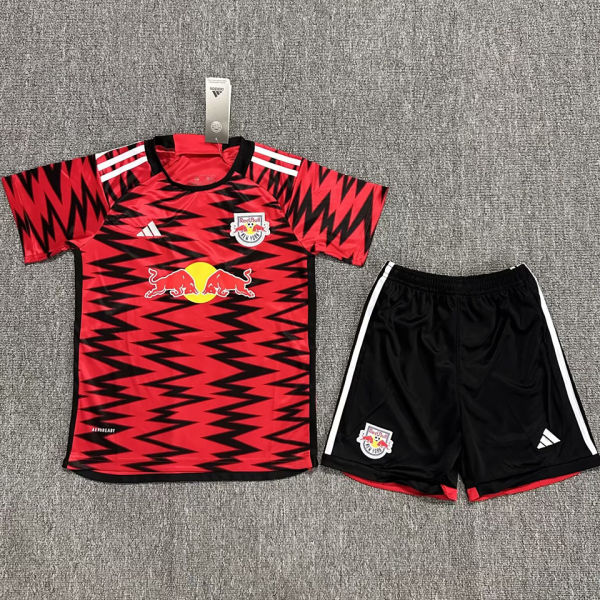 2024/25 New York Red Bull Home Red Kids Soccer Jersey