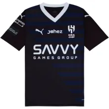 2023/24 Al Hilal SFC Third Black Fans Soccer Jersey 利雅得新月