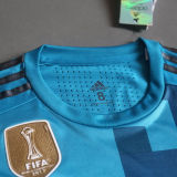 2017/18 RM Third Retro Player Version Soccer Jersey 球员版带胸前章