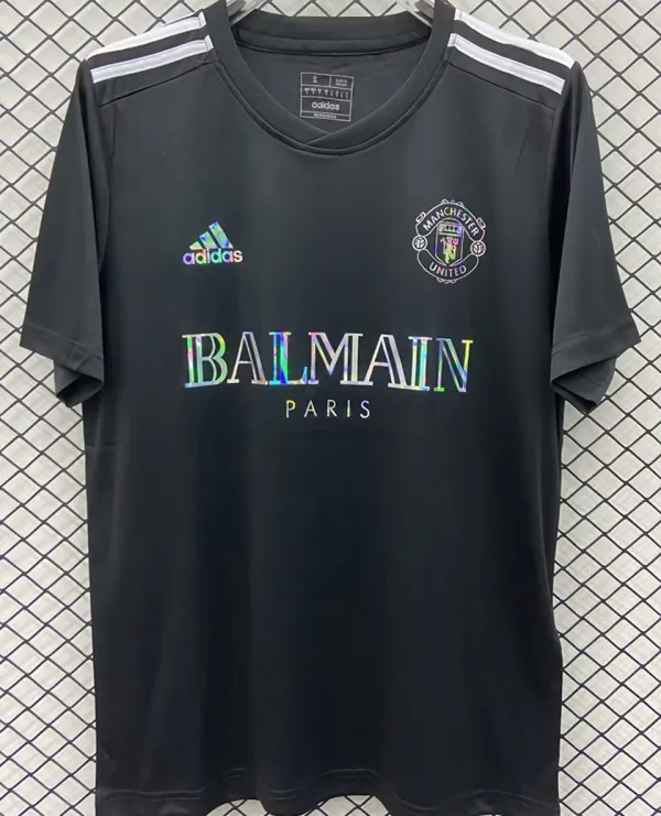 2024 M Utd Reflective Special Edition Black Jersey