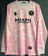 2023/24 Inter Miami x APE Pink Long Sleeve Jersey