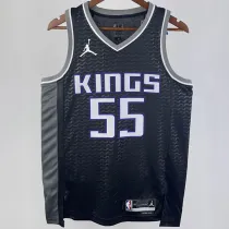 2023/24 Kings WILLIAMS #55 Black NBA Jerseys 热压